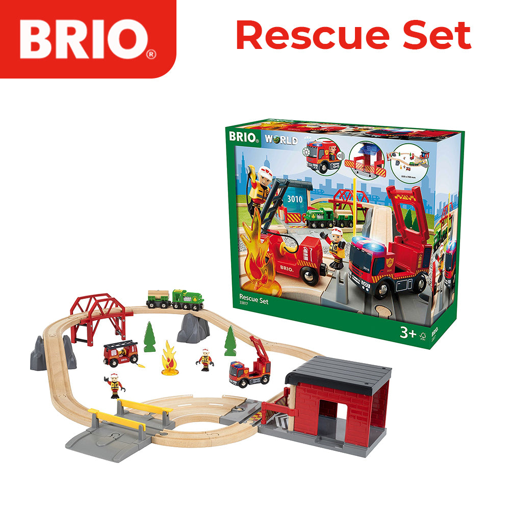 Brio world deals firefighter set