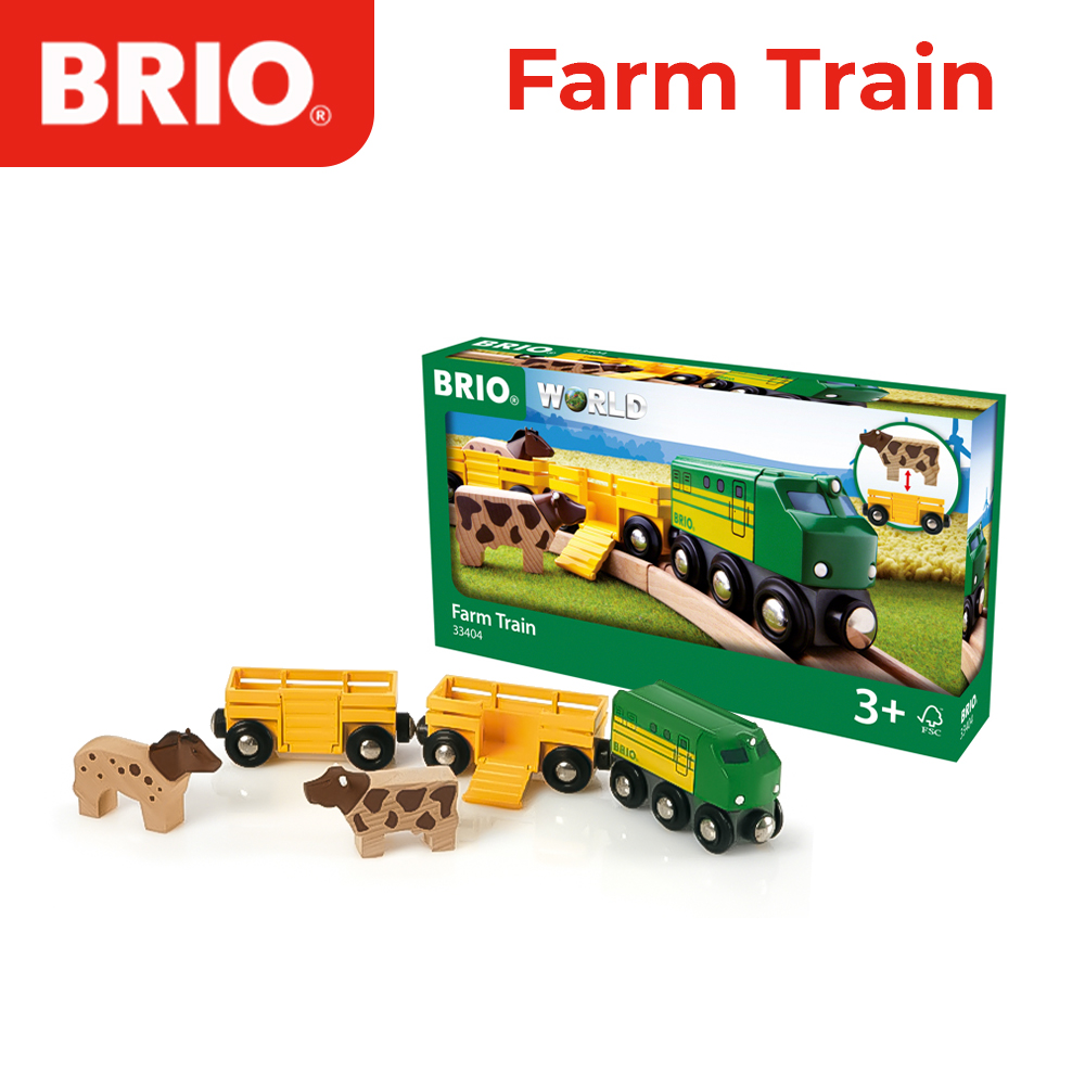 Brio Farm Train Toy - 33404 – Smart Kiz