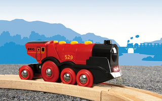 Do you know why BRIO Train Toys have red wheels?