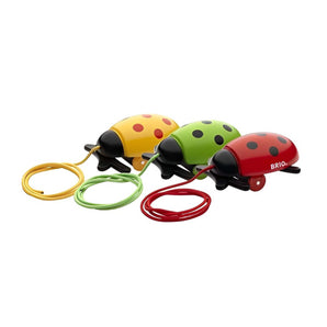 BRIO Pull Ladybug Assortment / Pull Baby Toy / Ladybug Toy - 30320