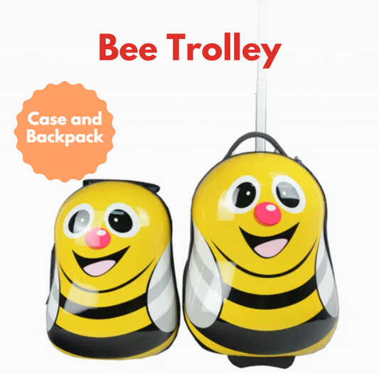 Cuties and Pals Bee Trolley case and Backpack