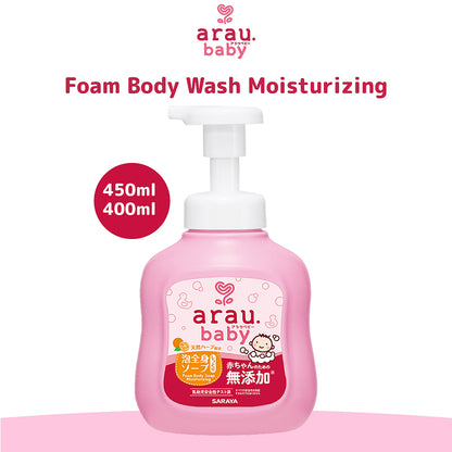 SARAYA Arau Baby Foam Body Soap Moisturizing 450mL / 400mL