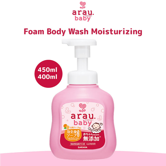 SARAYA Arau Baby Foam Body Soap Moisturizing 450mL / 400mL