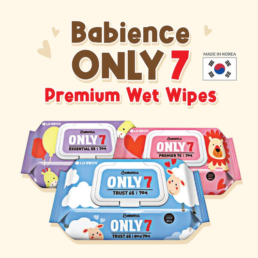 Smartkiz Babience Only 7 Premium Wet Tissue Wipes | Made in Korea