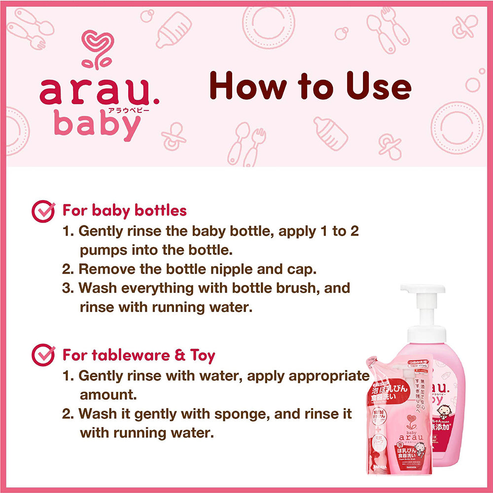 Smartkiz SARAYA Arau Baby Foam Bottle Wash Refill