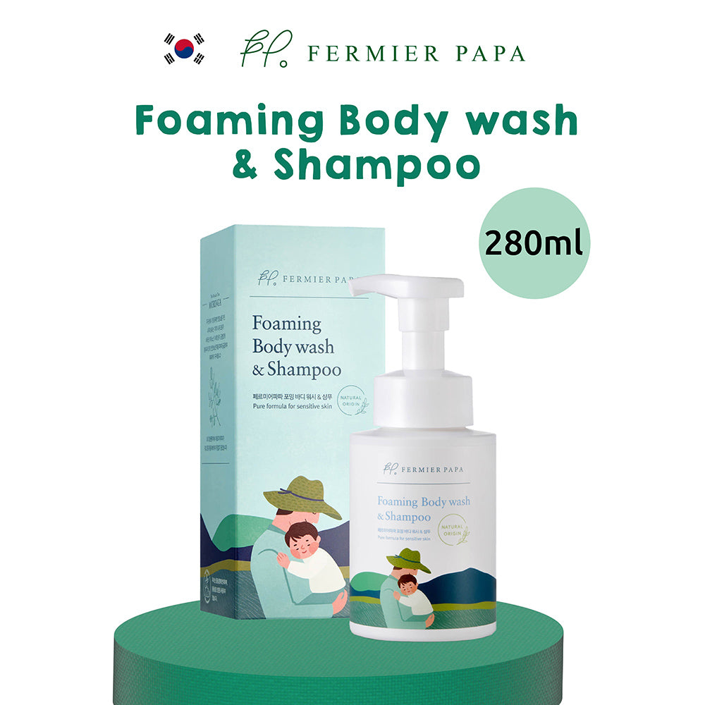 Smartkiz Fermier Papa Foaming Body wash and Shampoo 280ml