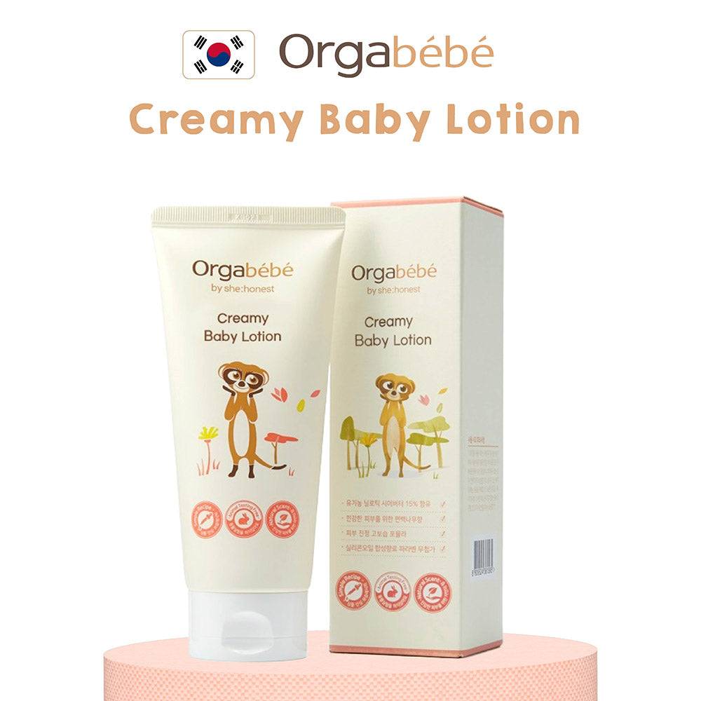 Smartkiz Orgabebe Baby Creamy Lotion / Skin Moisturizer for Kids