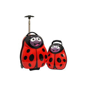 Cuties and Pals Ladybird Trolley case and Backpack