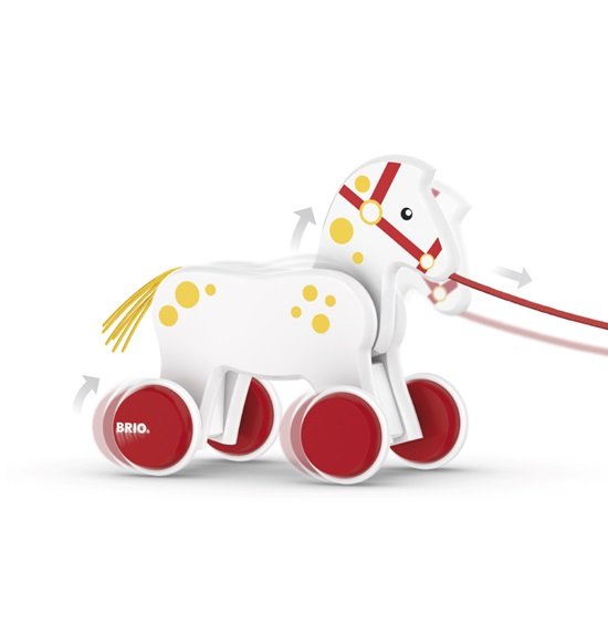 BRIO Pull Horse Toy Premium - 30216