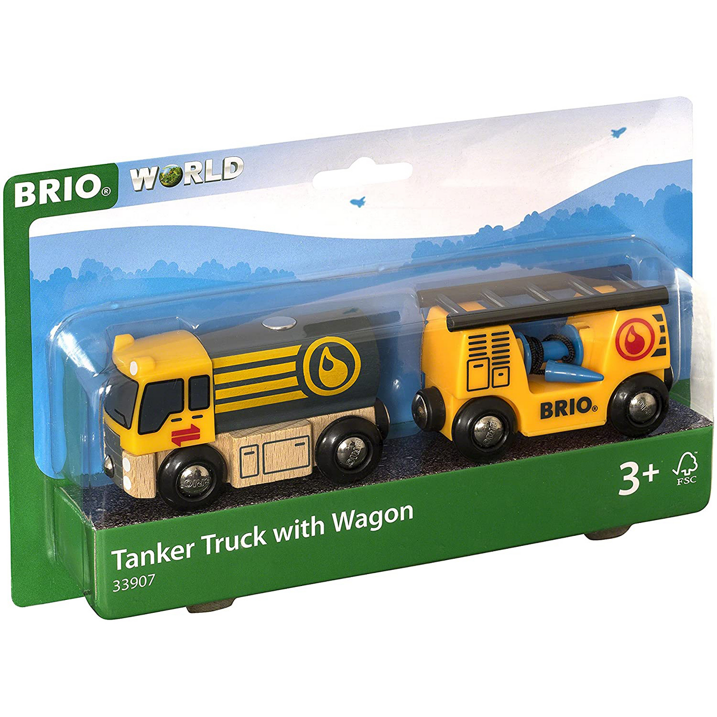 BRIO Tanker Truck with Wagon Vehicles Toys - 33907