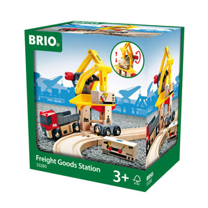 BRIO Freight Goods Station Toy / Train Station Toy - 33280