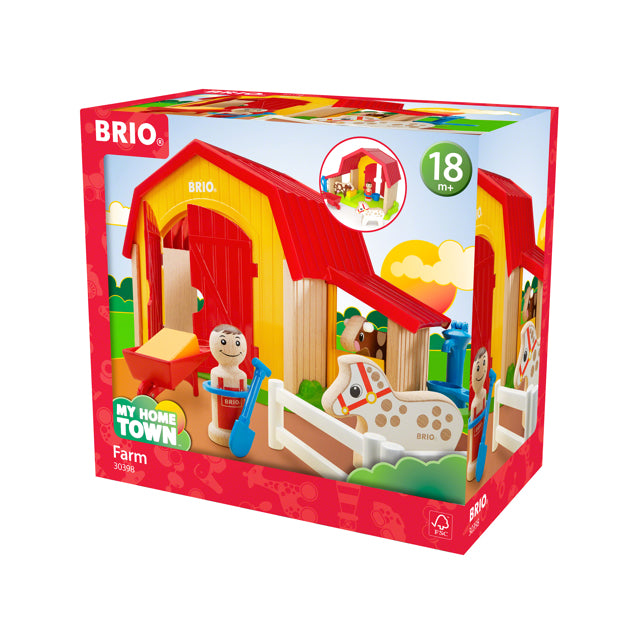 BRIO Farm Set Toy  Farming Toy Figures - 30398