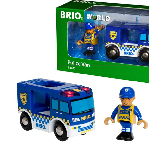 Brio Toy Premium Police Van Vehicles Toys - 33825