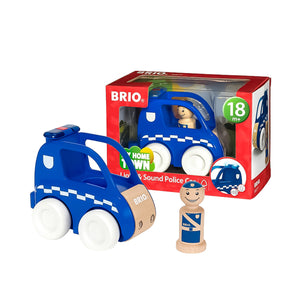 BRIO Police Car Light & Sound Police Car Vehicles Toys - 30377
