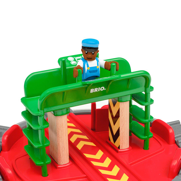 Brio Turntable & Figure Train Rail Set - 33476