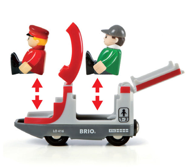 BRIO Rail & Road Quarry Set Toy / Road Loading & Railway Set Toy - 33210