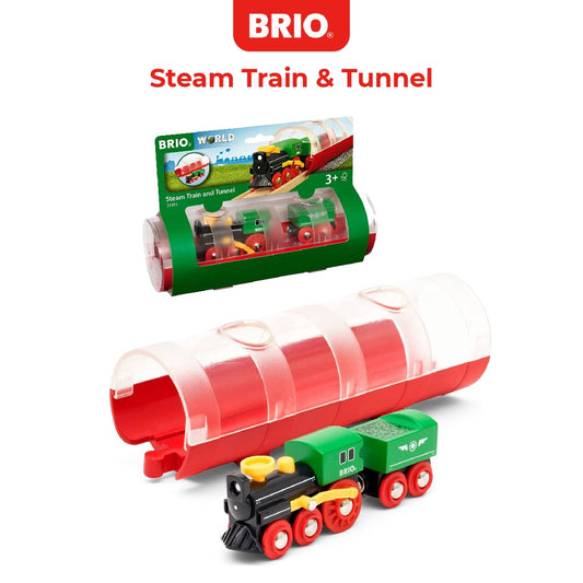 BRIO Steam Train & Tunnel - 33892 / Premium High Quality Toddler Toys