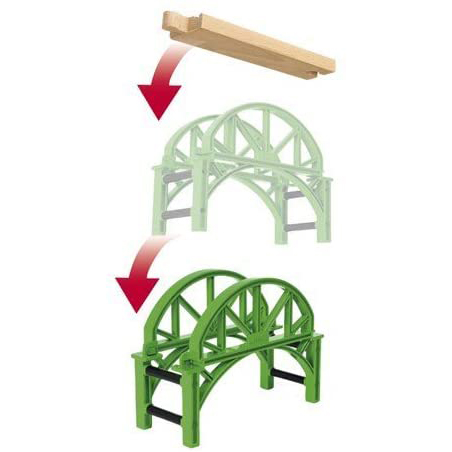 BRIO Stackable Bridge Builder Toys Premium Kid Toys 33885 Smart Kiz