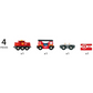 BRIO Rescue Firefighting Train Vehicles Toys - 33844