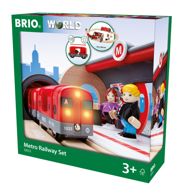 Brio Metro Railway Set Train Toy / Kids Toys / Kids Remote Toys - 33513