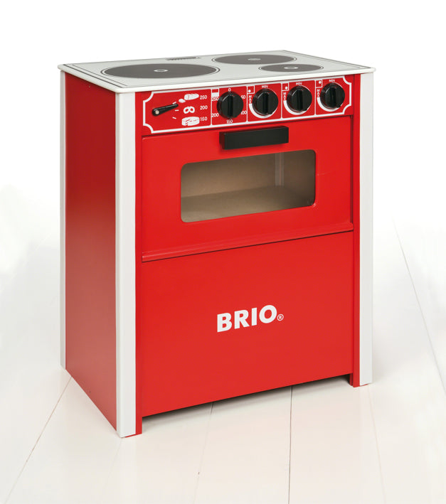 BRIO Stove Red Kitchen Toys Kitchen Equipment Kitchen Toy - 31355