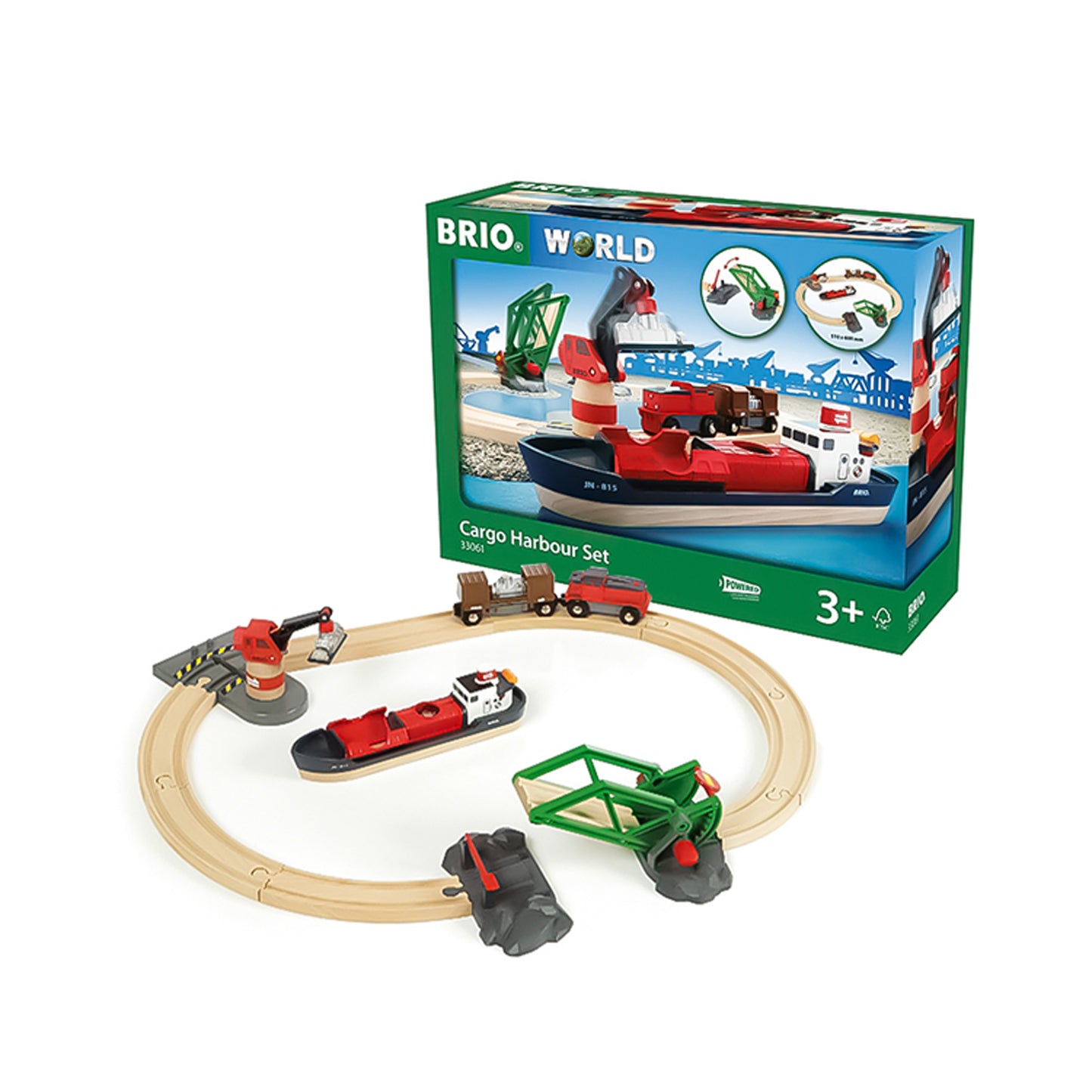 BRIO Harbour Cargo Set Toy Harbour Set Toy - 33061