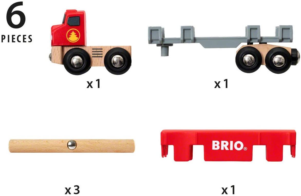 Brio Lumber Truck Toy / Kids Toy / toy Vehicles - 33657