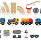 BRIO Rail & Road Quarry Set Toy / Road Loading & Railway Set Toy - 33210