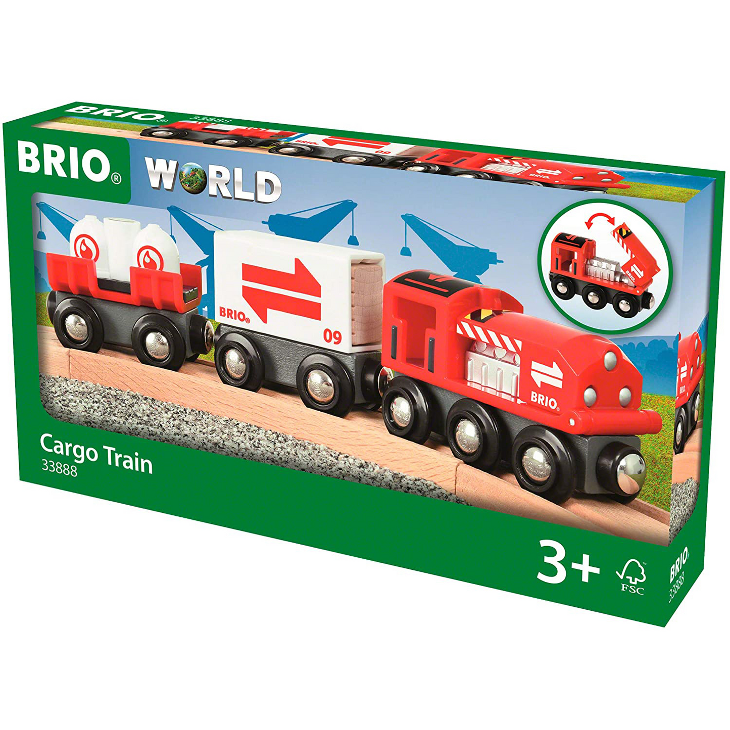 BRIO Cargo Train Vehicles Toys - 33888