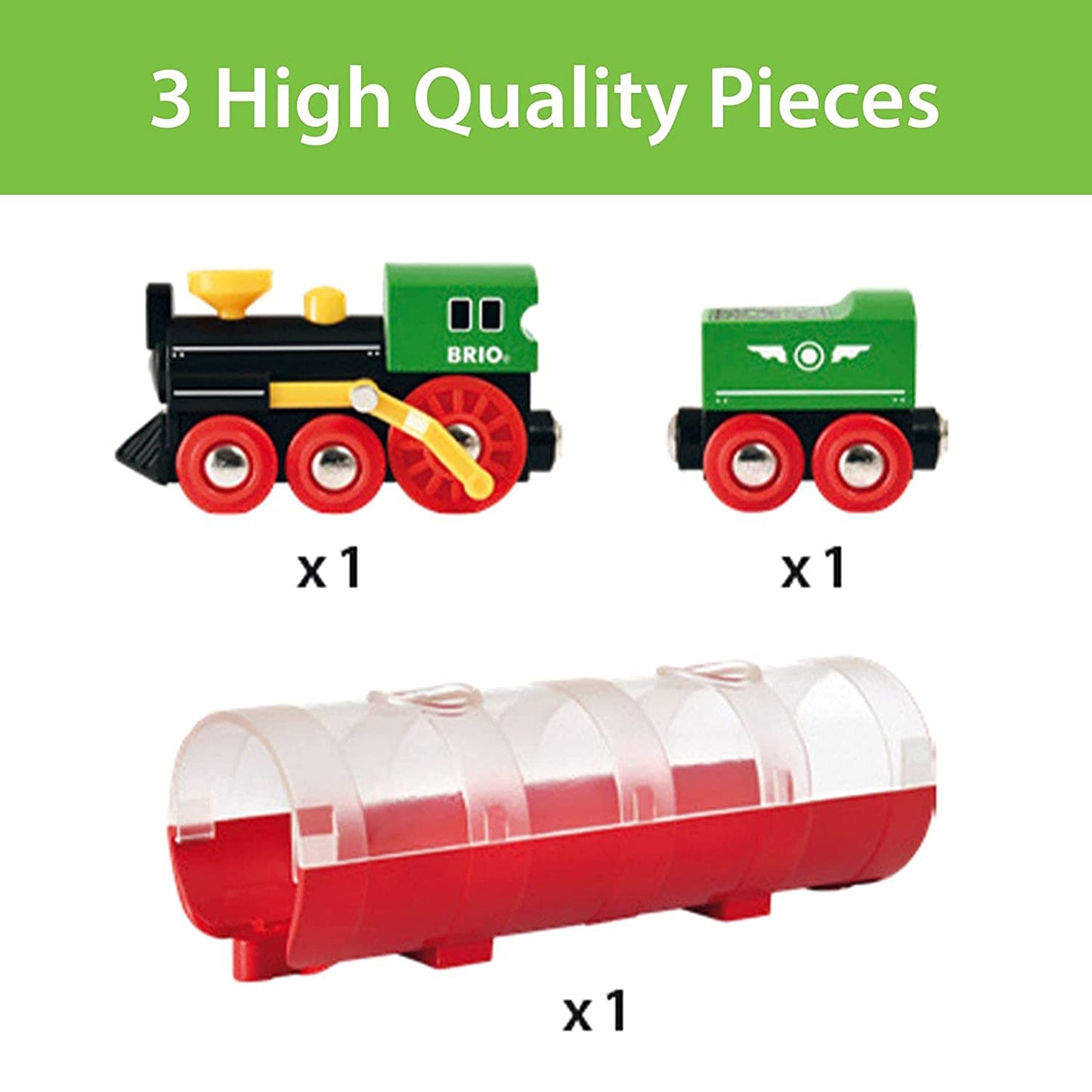 BRIO Steam Train & Tunnel - 33892 / Premium High Quality Toddler Toys