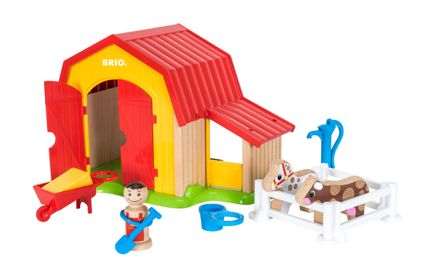 BRIO Farm Set Toy  Farming Toy Figures - 30398