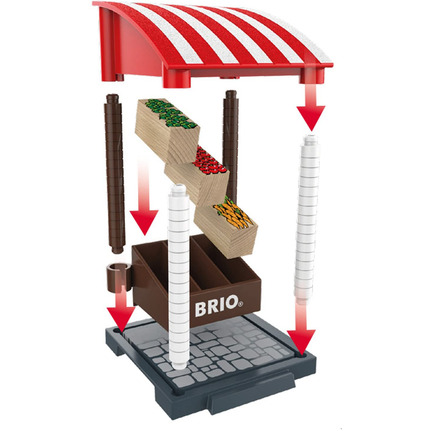 BRIO Village Market Stand - 33946