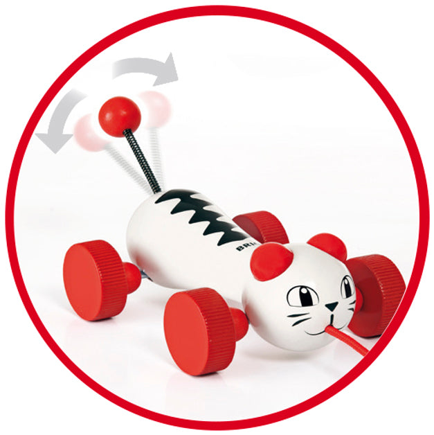 BRIO Pull-Along Cat Toy - 30187