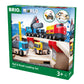 BRIO Rail & Road Quarry Set Toy / Road Loading & Railway Set Toy - 33210