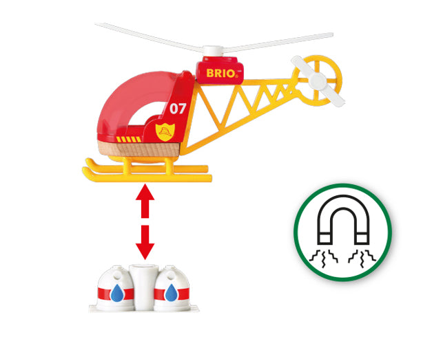 Brio Helicopter Firefighter Toy / Kids Toys / Toy Vehicles - 33797