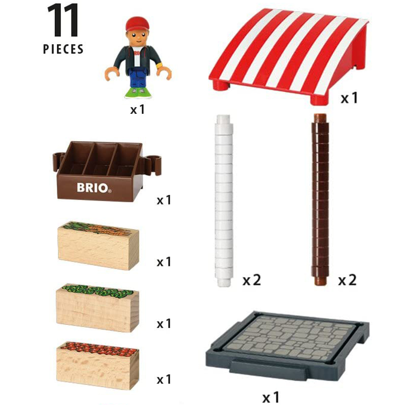 BRIO Village Market Stand - 33946