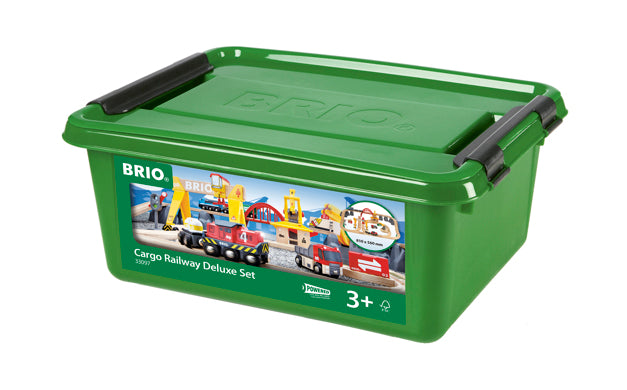 BRIO Deluxe Cargo Railway Set Train toy - 33097