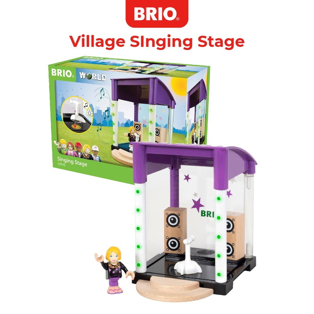 BRIO Village Singing Stage - 33945 / Premium High Quality Toddler Toys