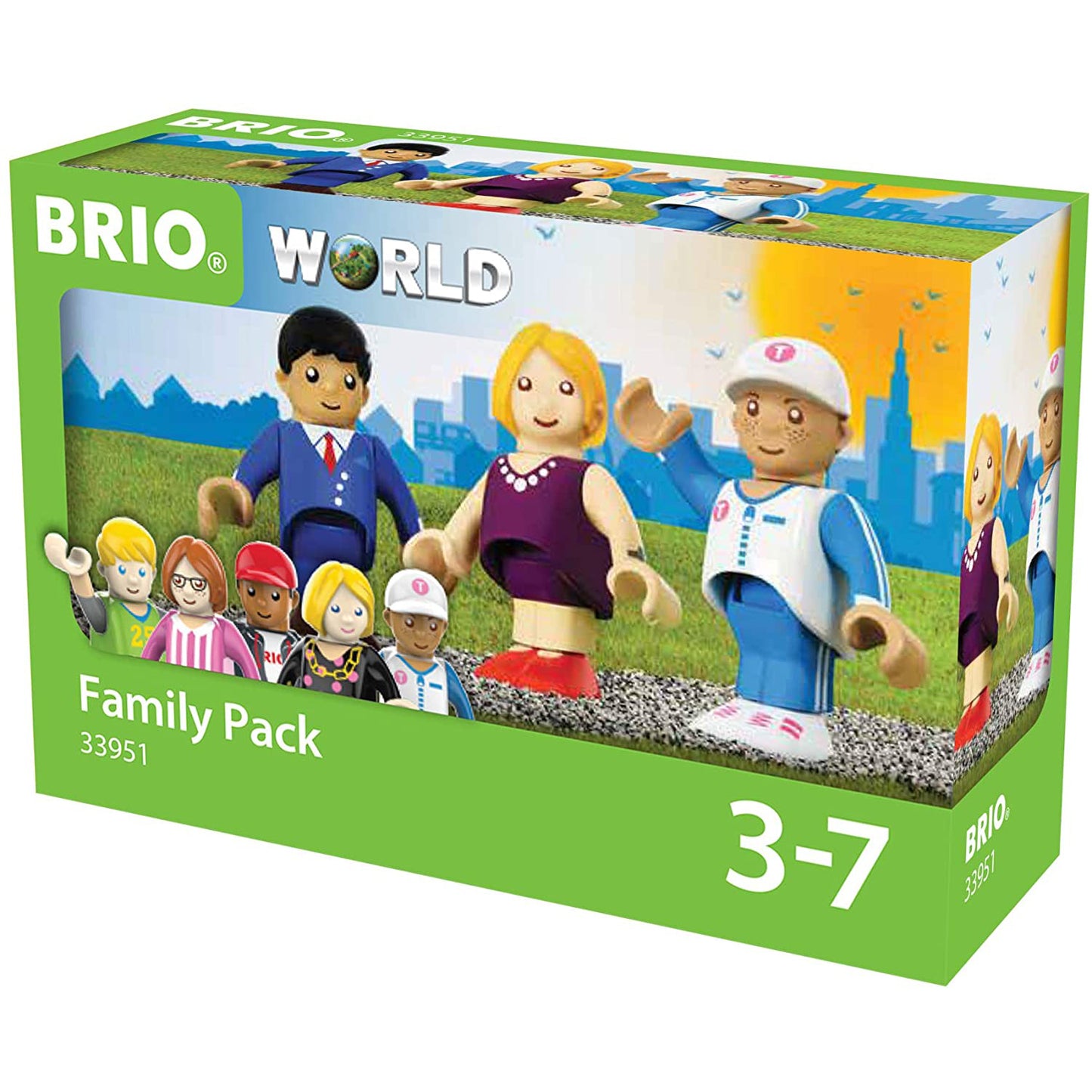 BRIO Village Family Pack - 33951 / Premium High Quality Toddler Toys