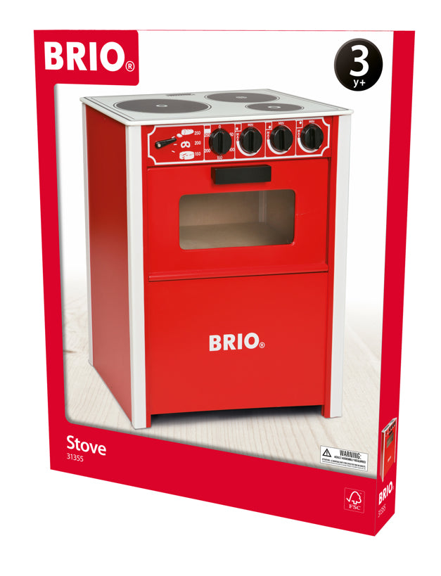 BRIO Stove Red Kitchen Toys Kitchen Equipment Kitchen Toy - 31355