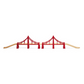 Brio Bridget Double Suspension Bridge Toys Vehicles - 33683