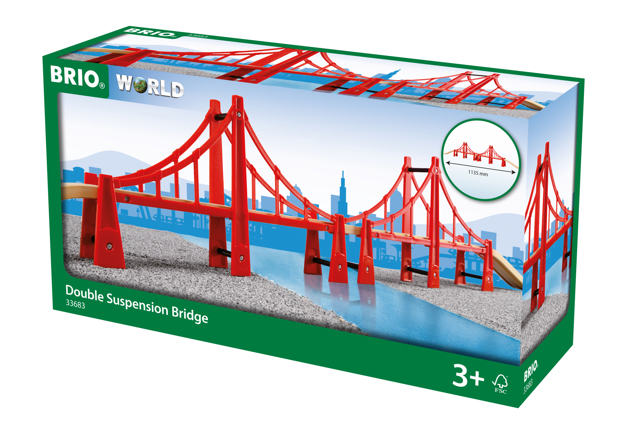 Brio Bridget Double Suspension Bridge Toys Vehicles - 33683