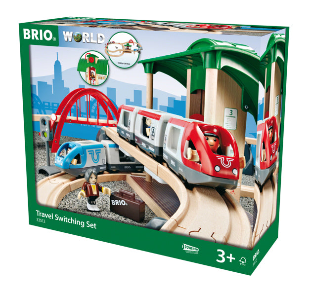 Brio Travel Switching Set Train Toy / Kids Remote Control Cars & Toys - 33512