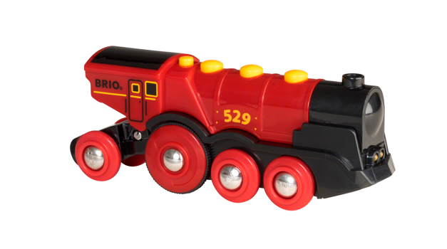 BRIO Mighty Red Action Locomotive Kids Train Vehicles Toys - 33592