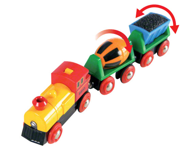 BRIO B/O Action Train Toy / Action Train Battery Operation Toy - 33319