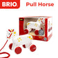 BRIO Pull Horse Toy Premium - 30216