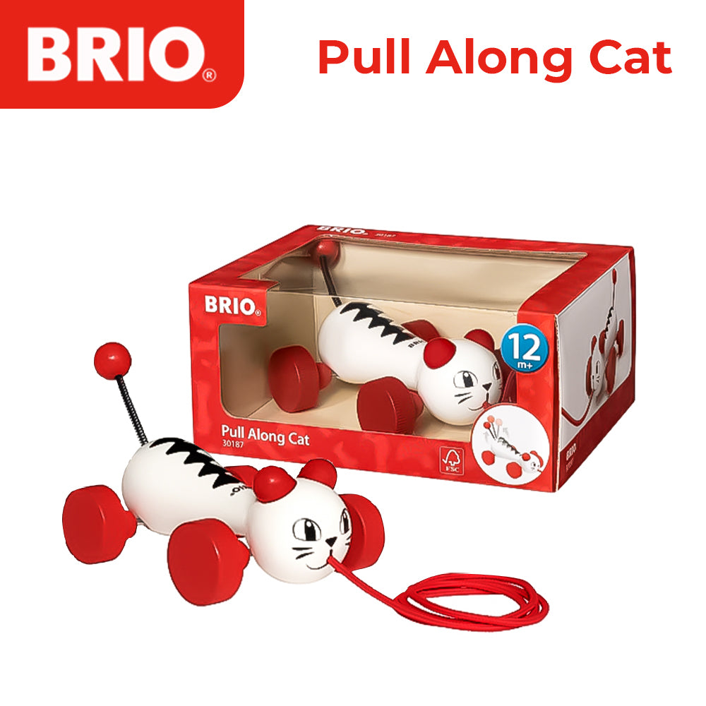 BRIO Pull-Along Cat Toy - 30187