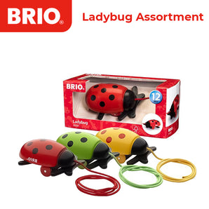 BRIO Pull Ladybug Assortment / Pull Baby Toy / Ladybug Toy - 30320