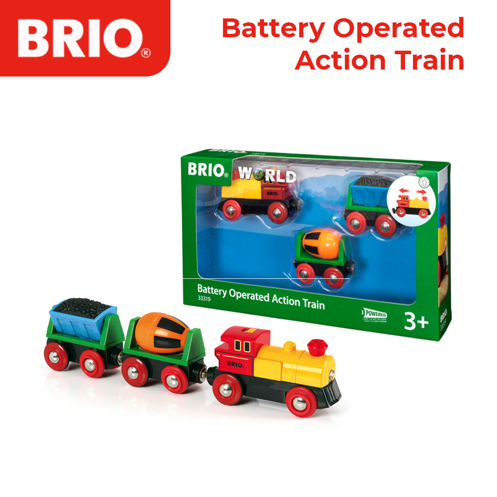 BRIO B/O Action Train Toy / Action Train Battery Operation Toy - 33319