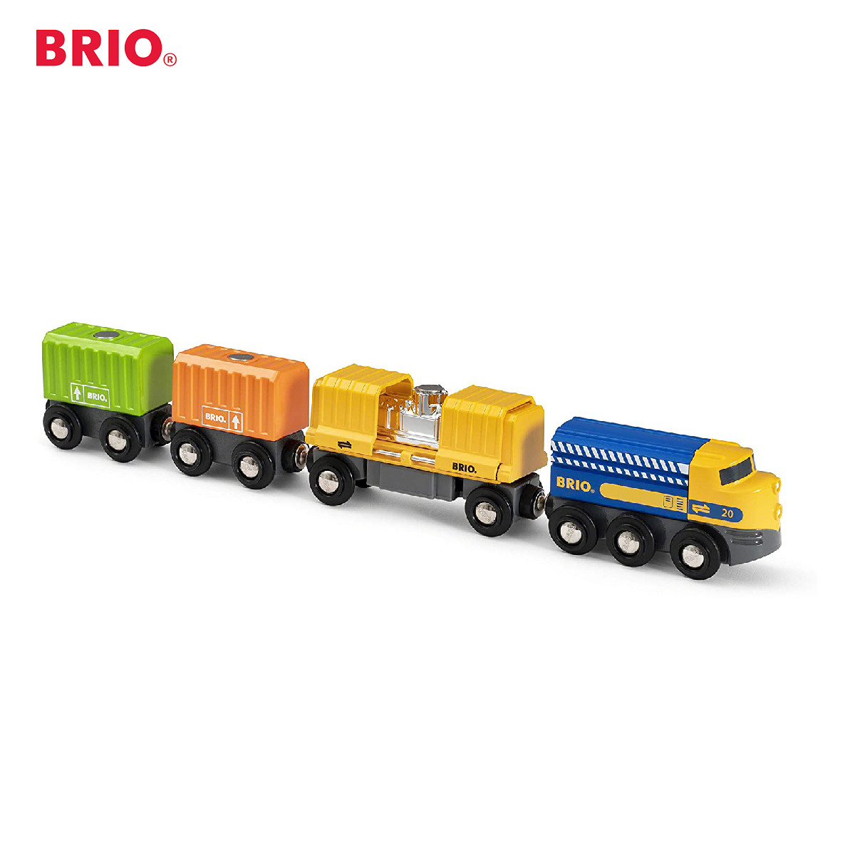 BRIO Three Wagon Cargo Train - 33982